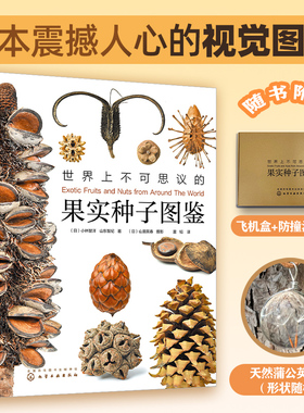 世界上不可思议的果实种子图鉴（赠蒲公英项链） 300张高精果实图片清晰青少年课外阅读自然生态科普知识宝库捡秋实用指南正版书籍
