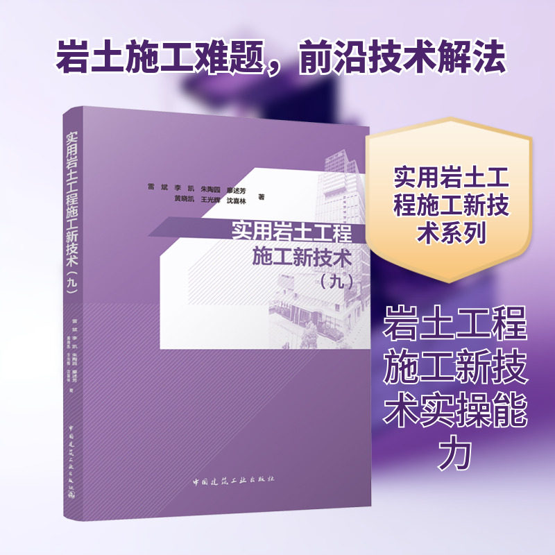 实用岩土工程施工新技术(九) 雷斌 等 著 正版书籍 新华书店旗舰店文轩官网 中国建筑工业出版社