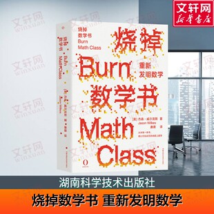 烧掉数学书 重新发明数学 自然科学数学理论 创造性科学技书全新概念数学科普书 唐璐 译 湖南科学技术出版社 正版书