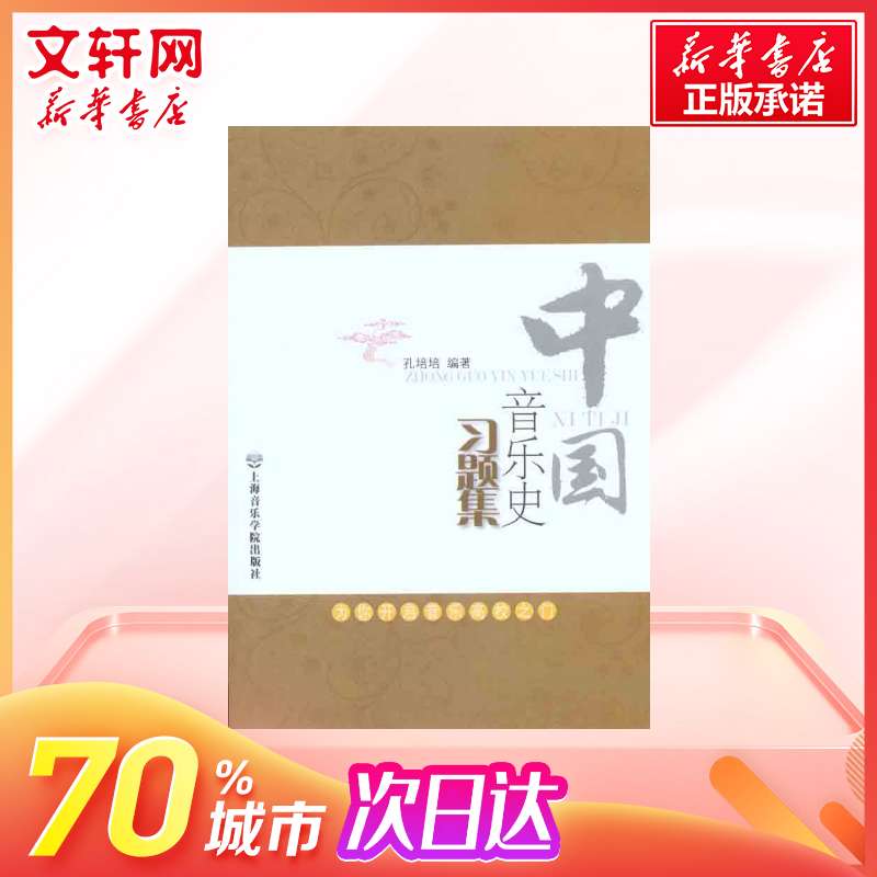 中国音乐史习题集 孔培培 音乐理论艺术修养 宫廷文人宗教民间音乐中国传统音乐 上海音乐学院出版社 新华书店官网正版图书籍 书籍/杂志/报纸 音乐（新） 原图主图