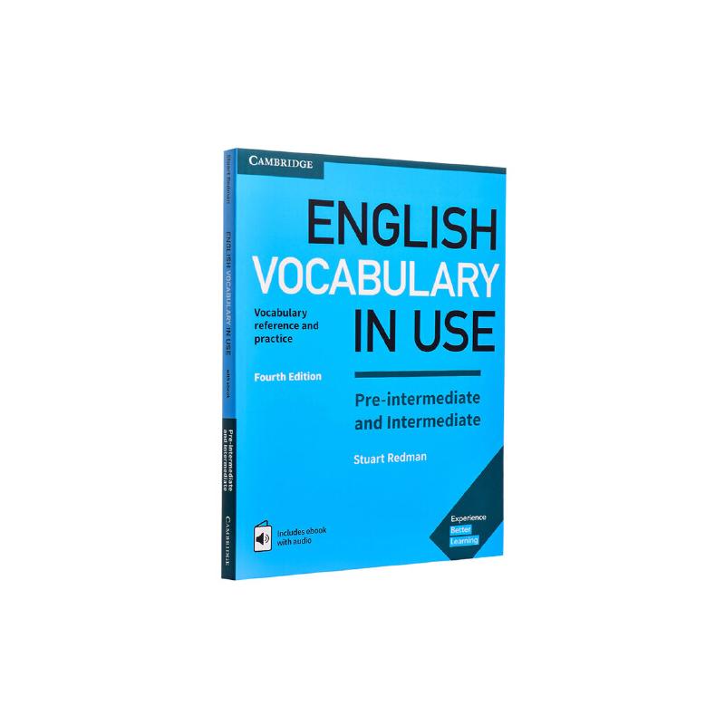【新华文轩】剑桥词汇中上 PRE-INTERMEDIATE AND INTERMEDIATE Stuart Redman正版书籍新华书店旗舰店文轩官网-封面