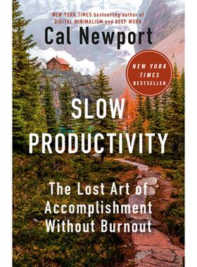 【新华文轩】SLOW PRODUCTIVITY Cal Newport 正版书籍 新华书店旗舰店文轩官网 FOREIGN PUBLISHER