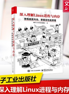 深入理解Linux进程与内存 修炼底层内功,掌握高性能原理 张彦飞 正版书籍 新华书店旗舰店文轩官网 电子工业出版社