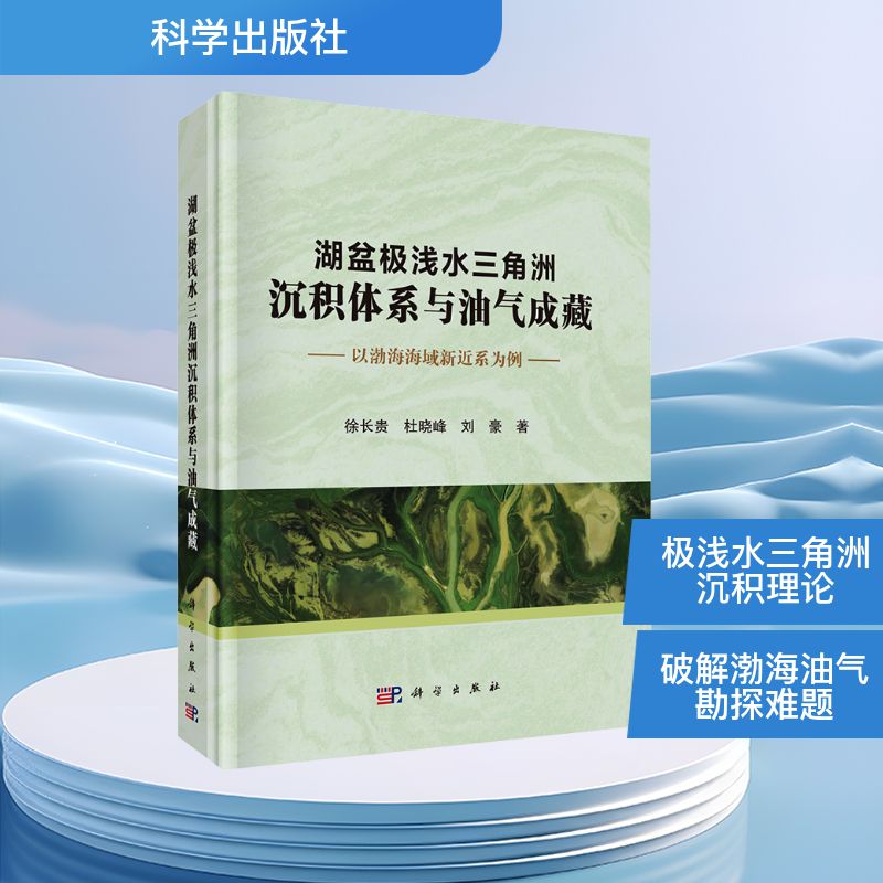 湖盆极浅水三角洲沉积体系与油气成藏 以渤海海域新近系为例 徐长贵,杜晓峰,刘豪 著 正版书籍 新华书店旗舰店文轩官网