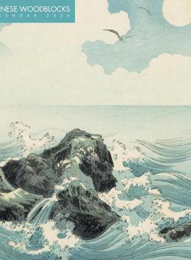 【新华文轩】JAPANESE WOODBLOCKS WALL CALENDAR 2026 (ART CALENDAR) Flame Tree Studio 正版书籍 新华书店旗舰店文轩官网