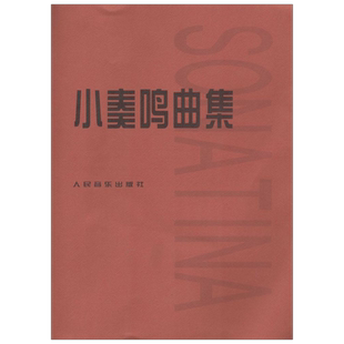 小奏鸣曲集 人民音乐出版官方正版 音乐书籍钢琴教材人音红皮书钢琴曲集入门教程大开本舒伯特巴赫贝多芬莫扎特克列门蒂大调前奏曲