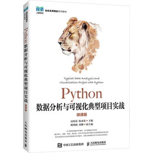 【新华文轩】Python数据分析与可视化典型项目实战 微课版 正版书籍 新华书店旗舰店文轩官网 人民邮电出版社