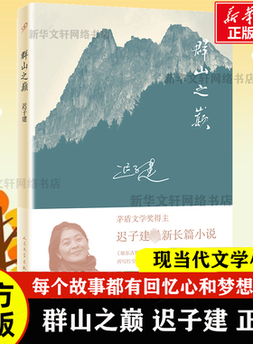 正版现货 群山之巅 迟子建2015长篇小说 文学作品 人民文学出版社出版 茅盾文学奖得主每个故事都有回忆卑微的心也有梦想乡村