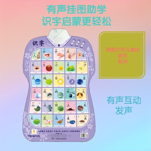 【新华文轩】有声挂图 识字 新版汉服 正版书籍 新华书店旗舰店文轩官网 湖南少年儿童出版社