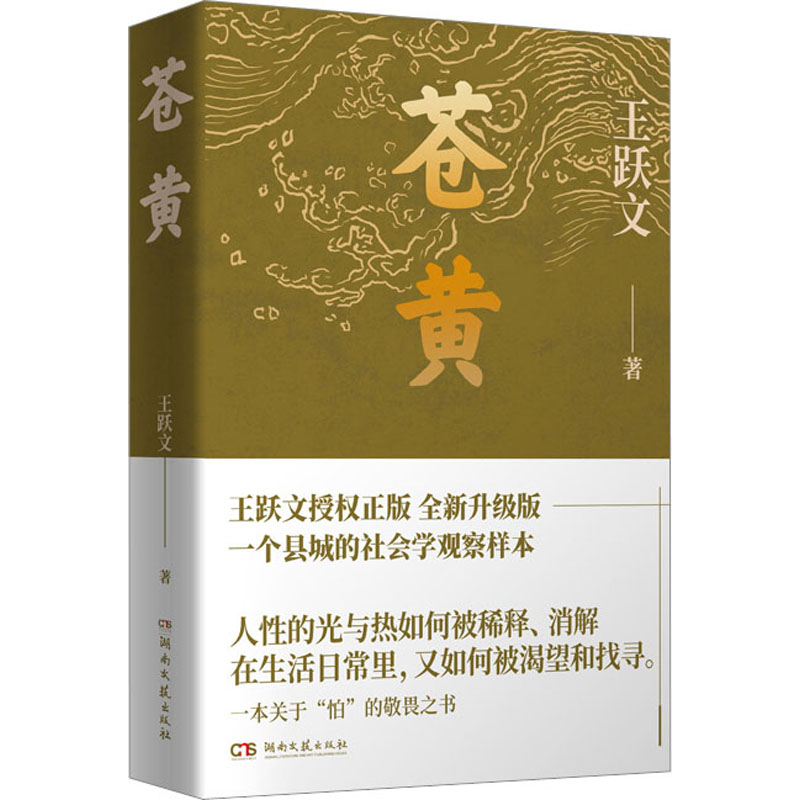 【新华文轩】苍黄王跃文正版书籍小说畅销书新华书店旗舰店文轩官网湖南文艺出版社-封面