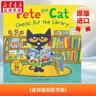 【新华文轩】猫皮特去图书馆借书 PETE THE CAT CHECKS OUT THE LIBRARY 英文版进口原版书新华书店官方旗舰店