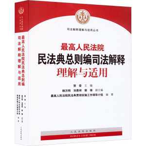最高人民法院民法典总则编司法解释理解与适用 人民法院出版社 正版书籍 新华书店旗舰店文轩官网