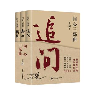 新版全三册问心三部曲 追问+初心+撕裂丁捷著反腐警示录反腐纪实 二月河、任彦申、周梅森等名家作序推荐纪实文学
