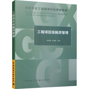 工程项目投融资管理 吴越恺著 室内设计书籍入门自学土木工程设计建筑材料鲁班书毕业作品设计bim书籍专业技术人员继续教育书籍