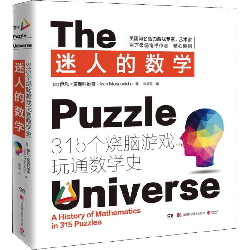 迷人的数学1 数学烧脑游戏书315个烧脑游戏玩通数学史315个游戏开发大脑潜能大脑游戏数学思维训练一本有故事的数学游戏书正版书籍