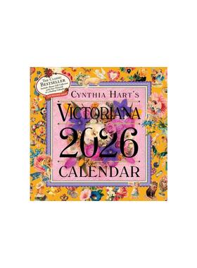 【新华文轩】CYNTHIA HART’S VICTORIANA WALL CALENDAR 2026 Cynthia Hart 正版书籍 新华书店旗舰店文轩官网