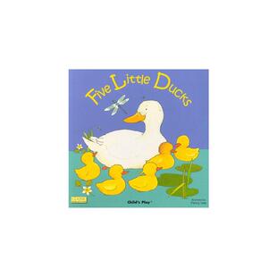 儿歌洞洞书:五只小鸭子(纸板书) Five Little Ducks 进口书英文原版外版书 经典小说读物 青少年小学生课外阅读书籍 新华书店旗
