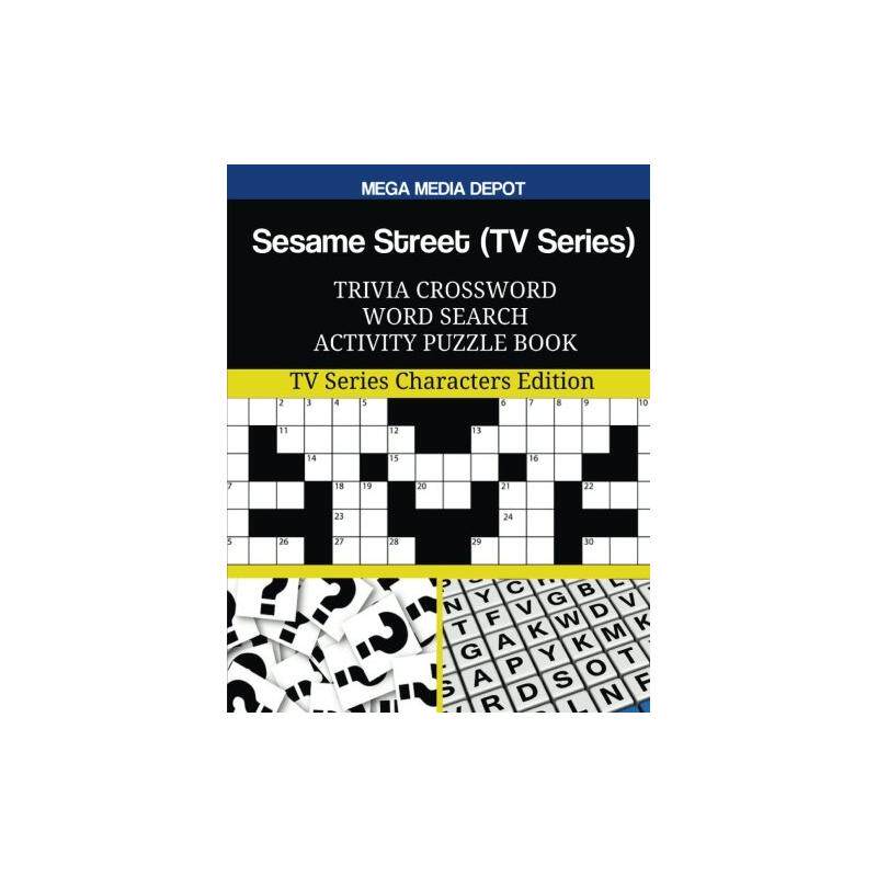 芝麻街字谜活动书 Sesame Street (TV Series) Trivia Crossword Word Search Activity Puzzle Book 进口书原版英文畅销书 新华书