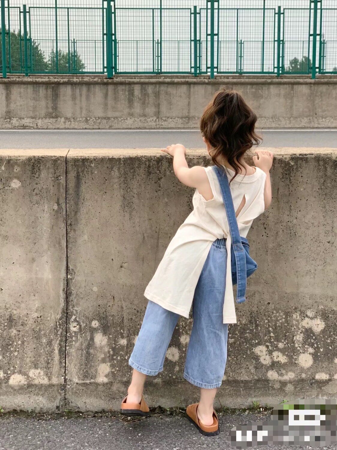 2026夏季女童新品卡通印花后儿童运动套装