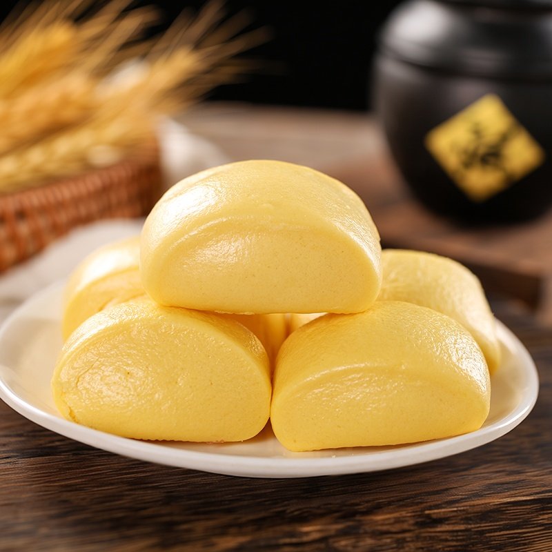 40个左右 早餐玉米味刀切馒头儿童面点 杂粮粗粮包速冻食品半成品