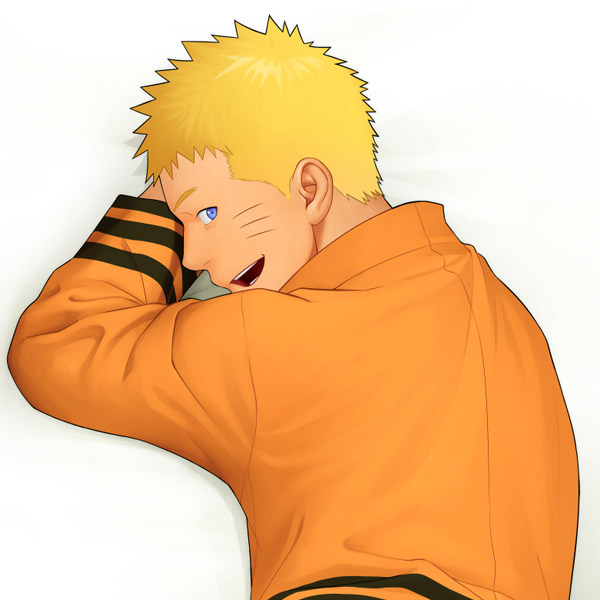 火影忍者 漩涡鸣人动漫抱枕 等身长抱枕靠垫 枕头套生日礼物定制