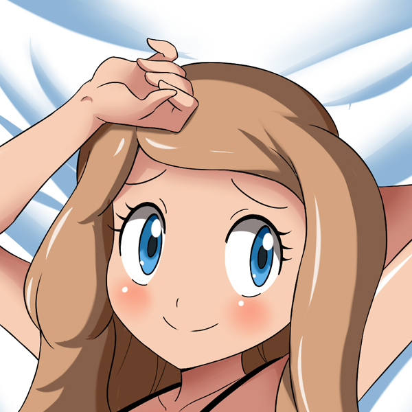 神奇宝贝/口袋妖怪 莎莉娜 瑟蕾娜动漫抱枕 等身长抱枕靠垫枕头套