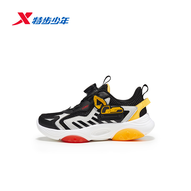 特步儿童2026新款轻便运动鞋网面透气休闲鞋子软底小童宝宝男童鞋