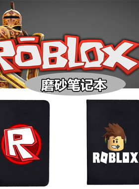 ROBLOX黑色笔记本学生简约时尚字母本子日记本手账本办公记事本