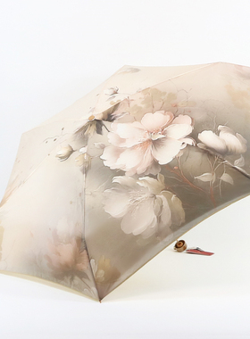 双层唯美宏达蕾丝五折超轻小巧洋伞超强防晒防紫外线遮阳伞太阳伞