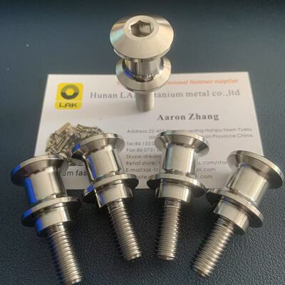 摩托车起车钛合金凹槽螺丝M8M6