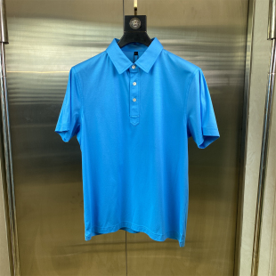 薄款 专柜50码 男夏季 POLO衫 宽松透气百搭J85 轻奢商务翻领短袖
