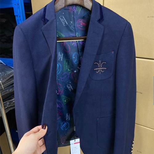 春秋新款商务休闲时尚西服外套