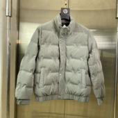 灰色中长款 专柜50码 立领羽绒服男士 新款 保暖外套休闲c87 2025冬季