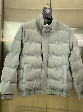 专柜50码2025冬季新款立领羽绒服男士灰色中长款保暖外套休闲c87