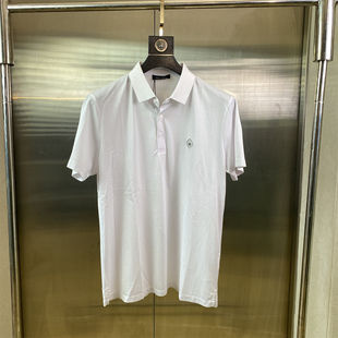男夏季 POLO衫 透气商务休闲上衣J81 轻奢极简风翻领短袖 专柜50码