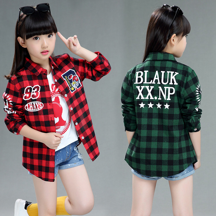 Chemise fille à manche longue - Ref 2085644 Image 1