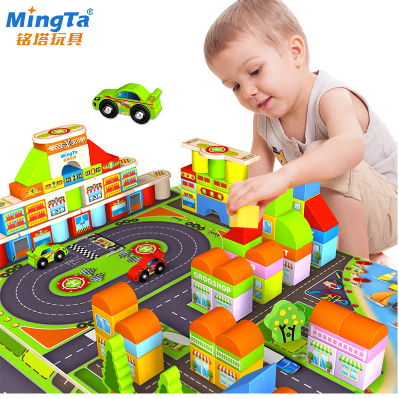 儿童积木3-6周岁益智男孩1-2岁婴儿女孩宝宝拼装7-8-10岁木制玩具,玩具/童车/益智/积木/模型,普通塑料积木,淘宝优惠券,粉丝福利购,淘宝优惠卷