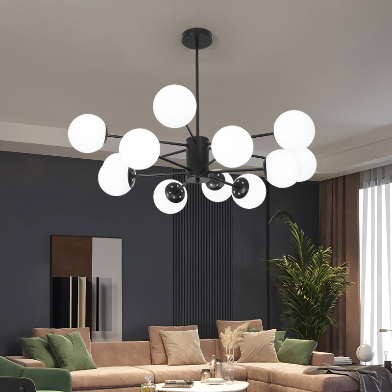 北欧灯具现代简约风格服装店卧室魔豆吊灯餐厅网红灯家用客厅吊灯