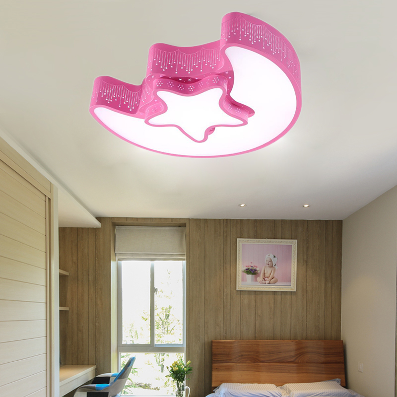 简约现代温馨风儿童圆形书房灯