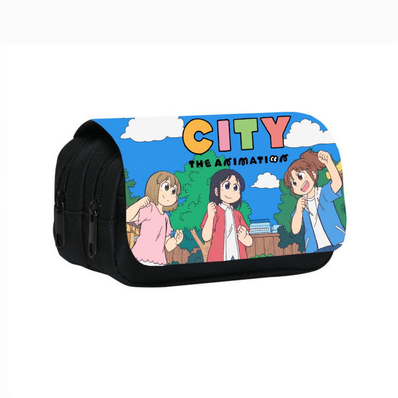 新品CITYTHEANIMATION双层笔袋