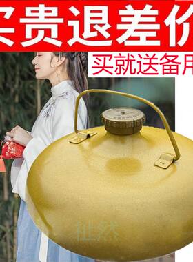 大号热水袋铝制汤婆子注水暖手宝老式暖壶烫捂子烫背暖脚床热敷