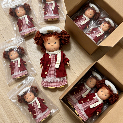 土豆娃娃pippa搪胶公仔24cm洋娃娃新款生日礼物套装六一儿童节礼