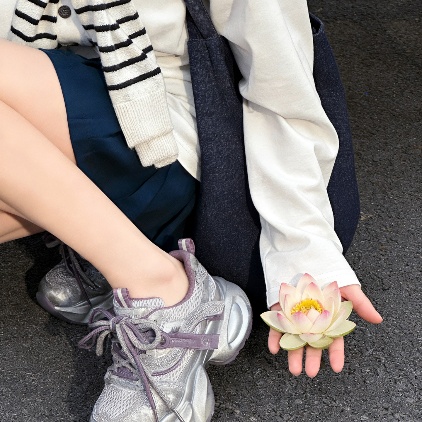 女休闲老爹鞋欧美TPU网松糕底