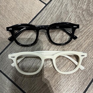 儿童2-8岁眼镜框男女孩无镜片黑色框造型拍照米色框文艺框框眼镜