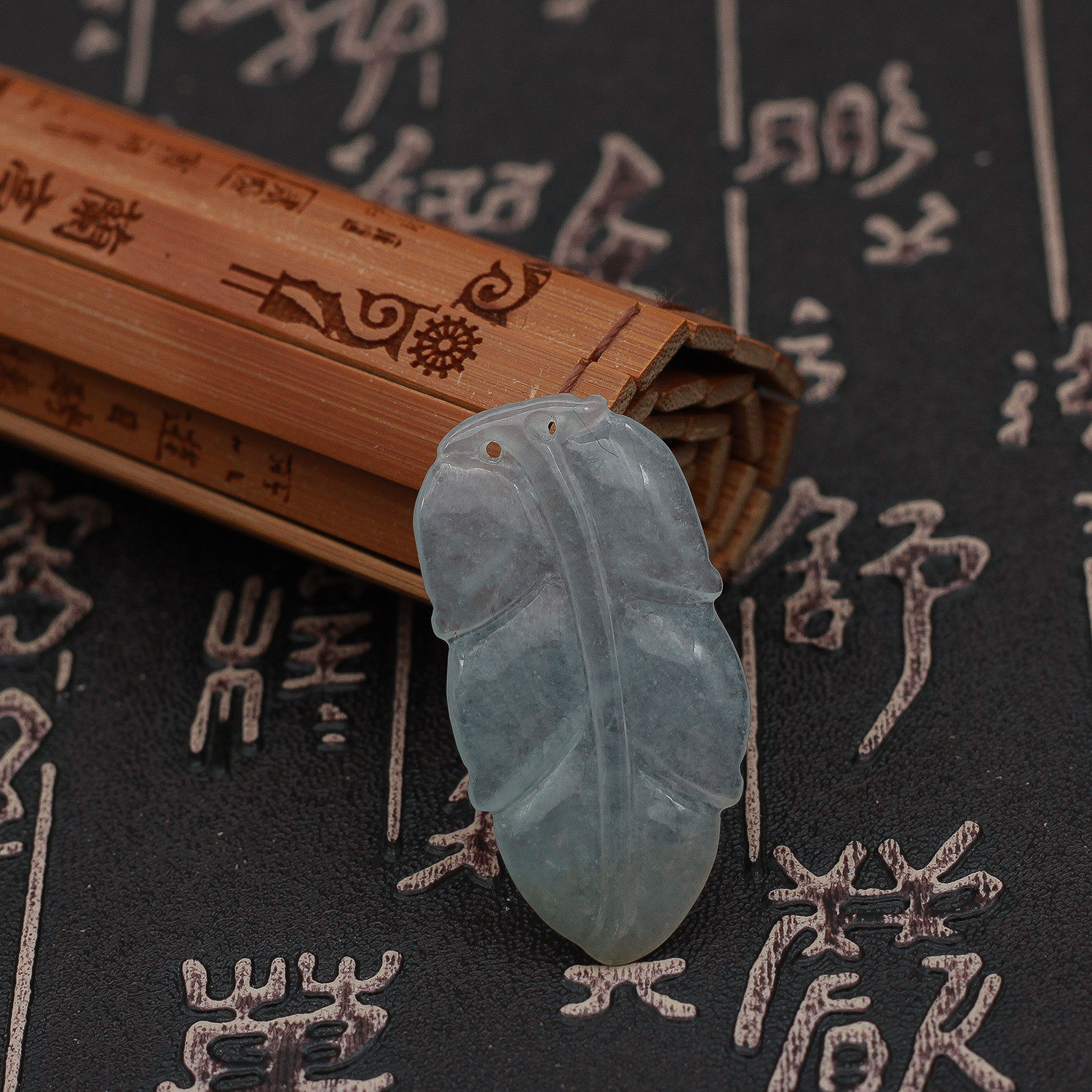 工厂直销 缅甸天然a货翡翠玉器 冰种叶子吊坠 包邮