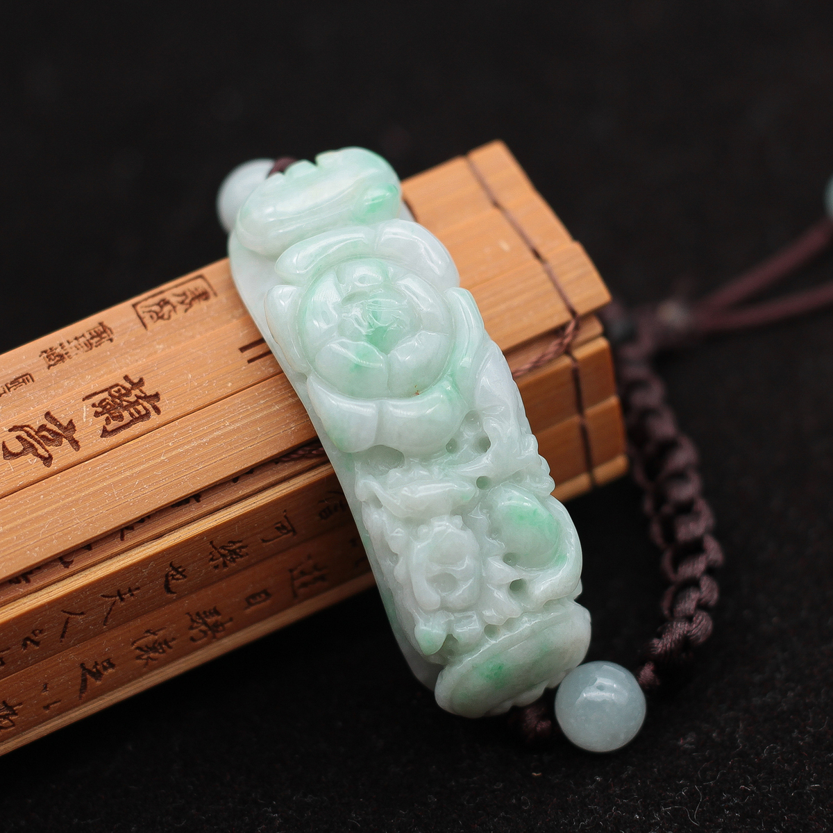 糯种龙凤呈祥花开富贵手牌包邮