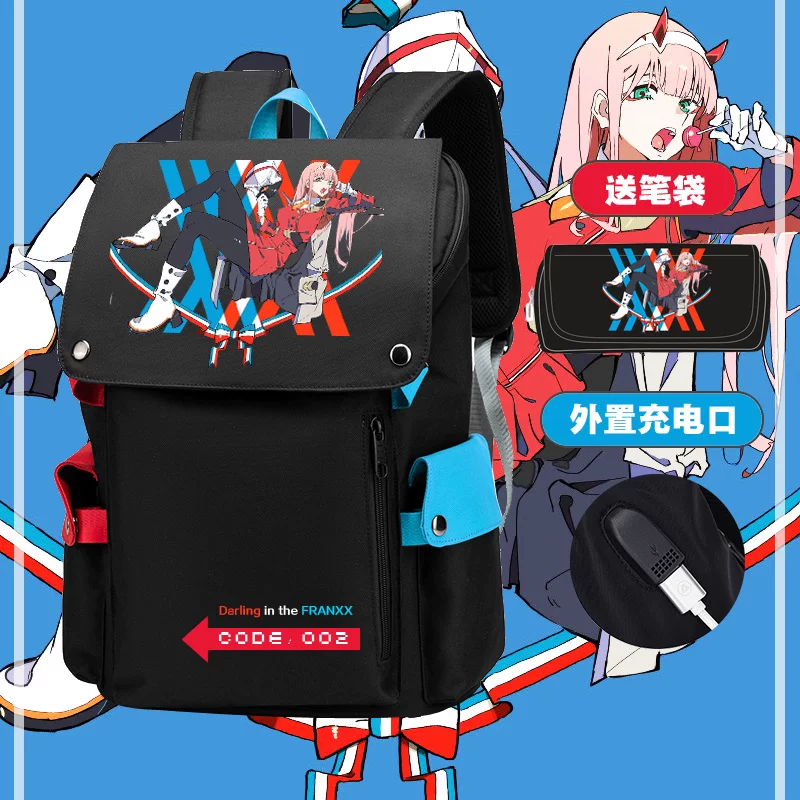 [DARLING in FRANXX анимационные товары для мужчин и женщин модный школьный рюкзак сборная команда]