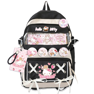 Hello Kitty周边联名书包日系学生双肩包初中小学男女轻便大容量