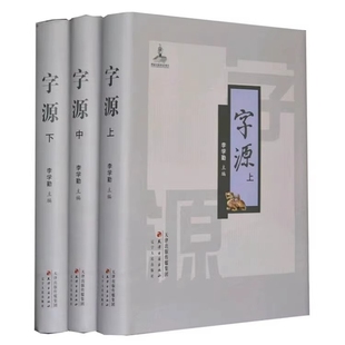 字源新版全套3卷大16开精装 李学勤主编天津古籍出版社正版古汉语常用字典词典 繁体字典汉字字源 说文解字现代汉语辞海词源工具书