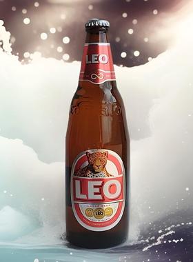 泰国LEO豹子原装进口精酿啤酒630ml*12瓶装大麦拉格豹王啤酒整箱